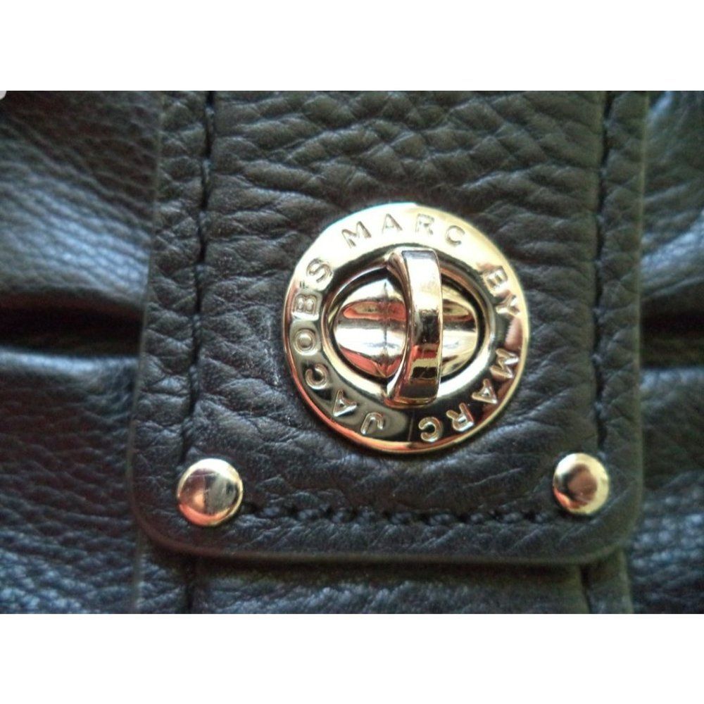Marc by Marc Jacobs Clutch Marc PERCY TURN LOCK Noir NWOT - Picture 3 of 6